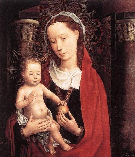 Hans Memling Standing Virgin and Child Sweden oil painting art